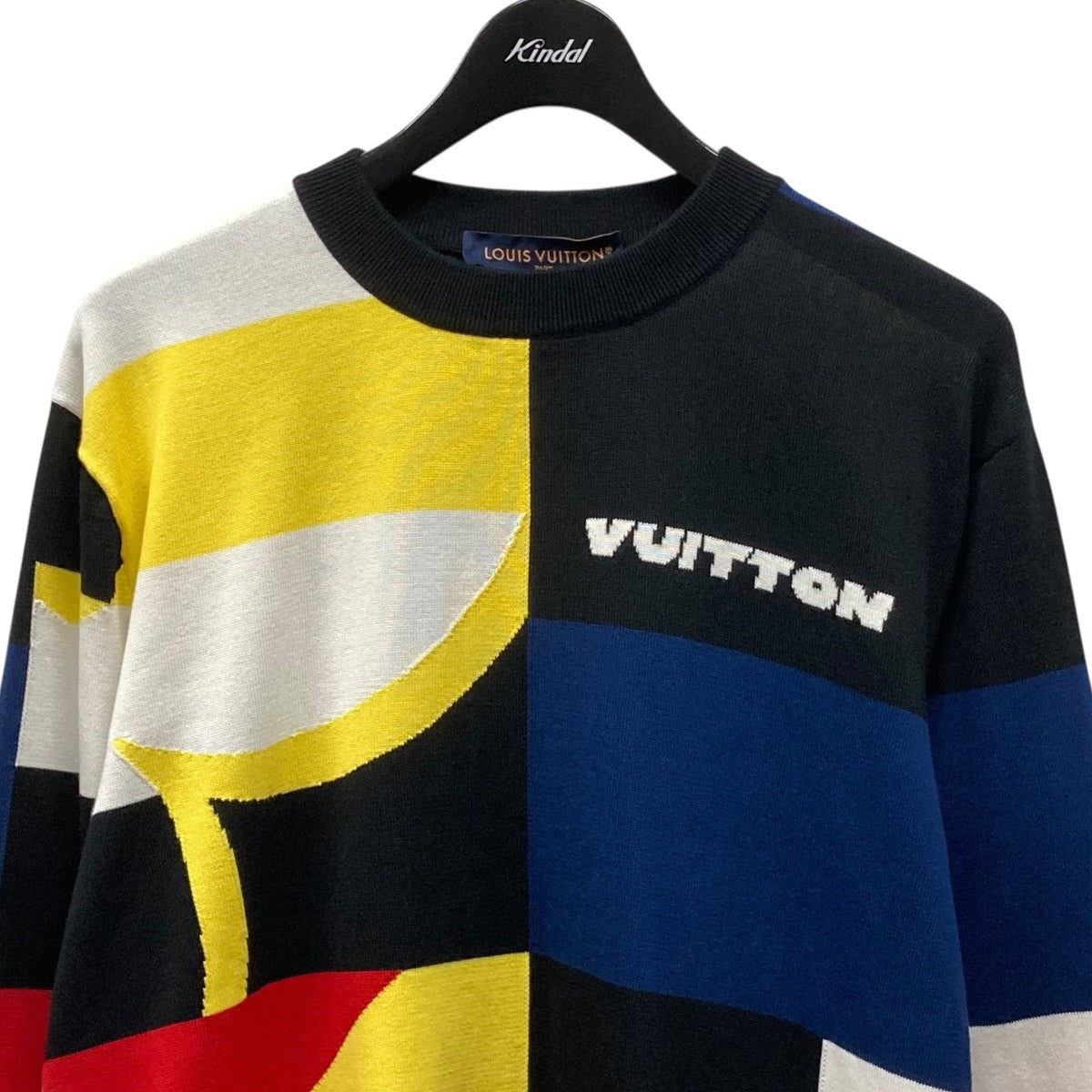 Louis Vuitton Logo Jacquard Monogram Sweater (FW24) - Pre-owned