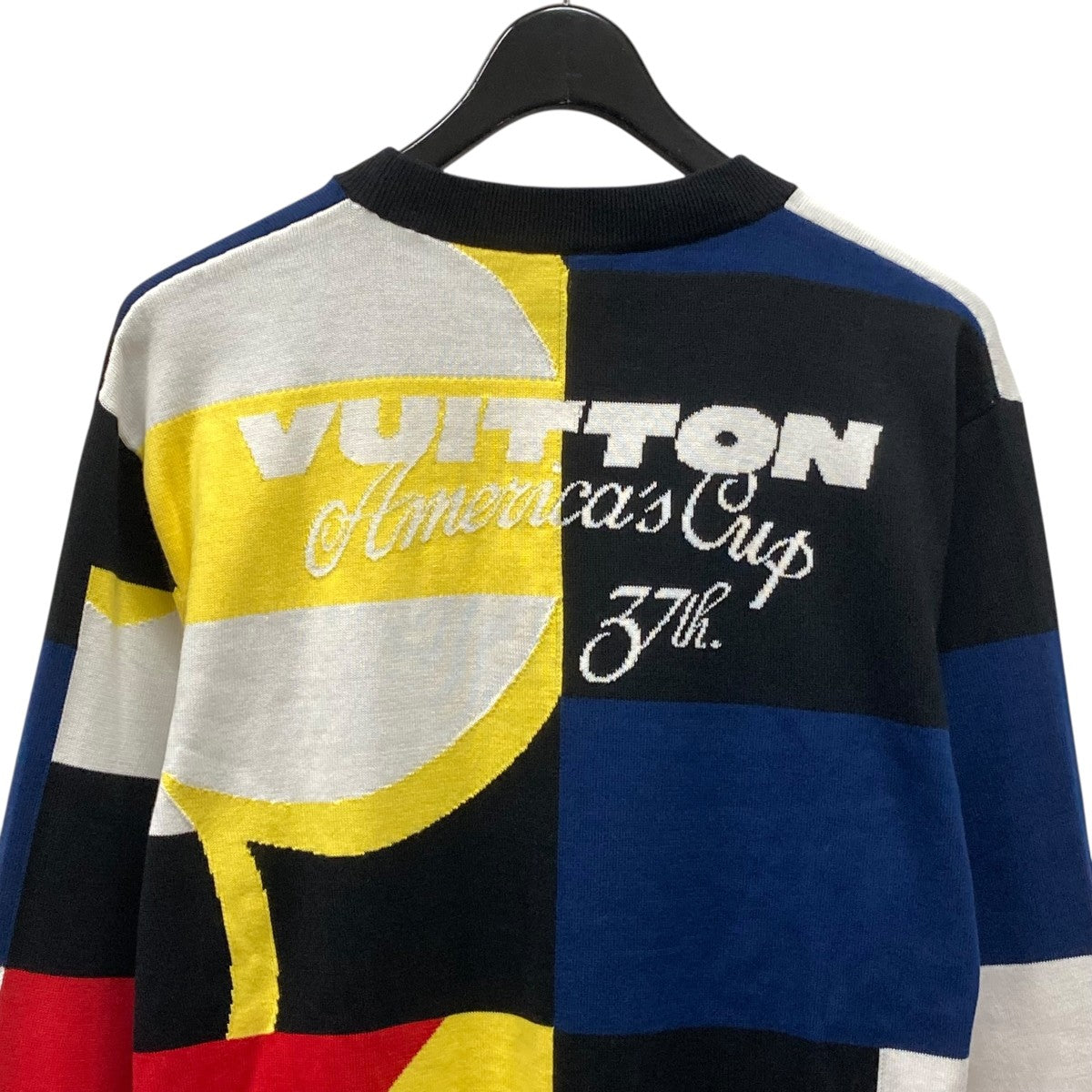 Louis Vuitton Logo Jacquard Monogram Sweater (FW24) - Pre-owned