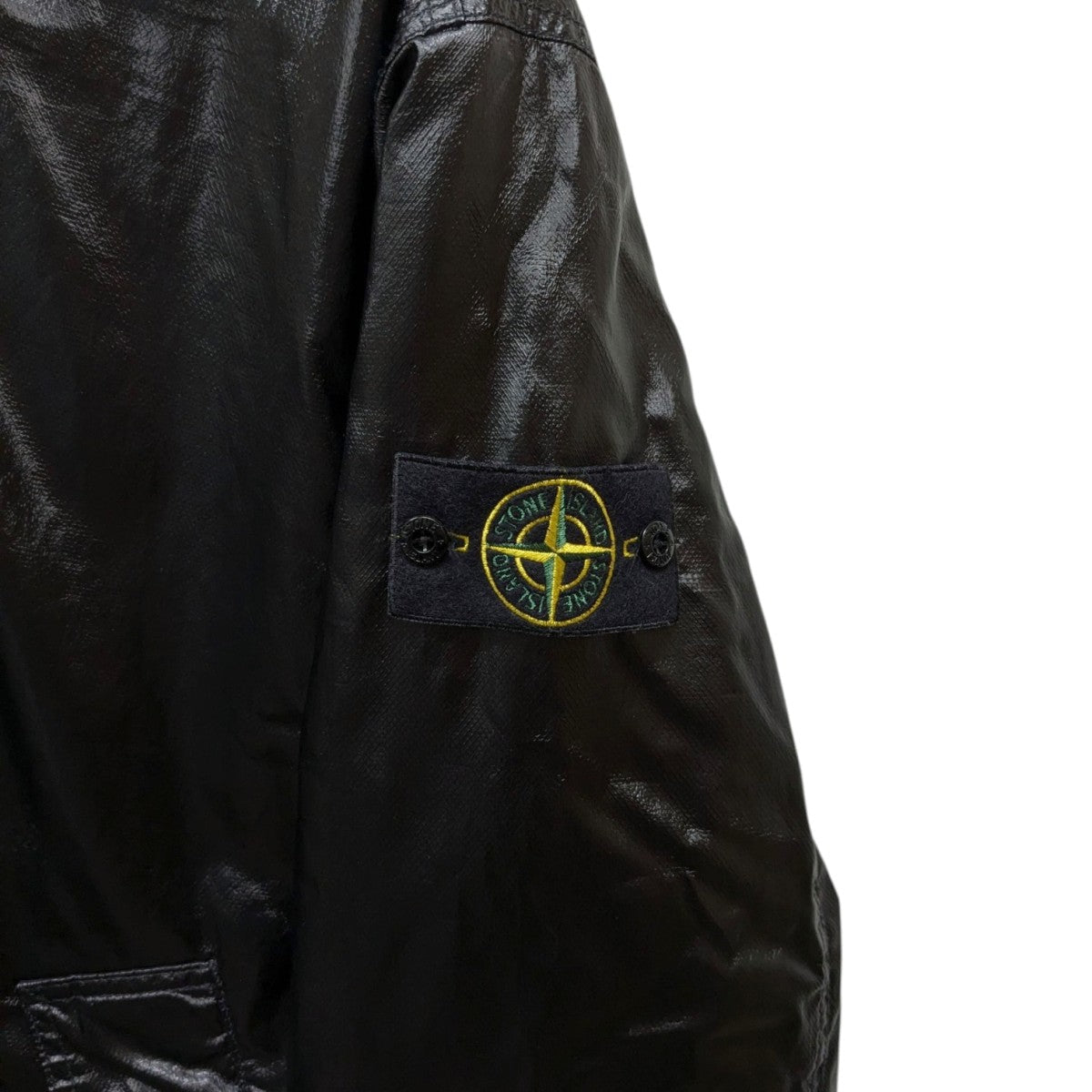 Stone Island Hooded Jacket Glass Cover Black - Pre-owned