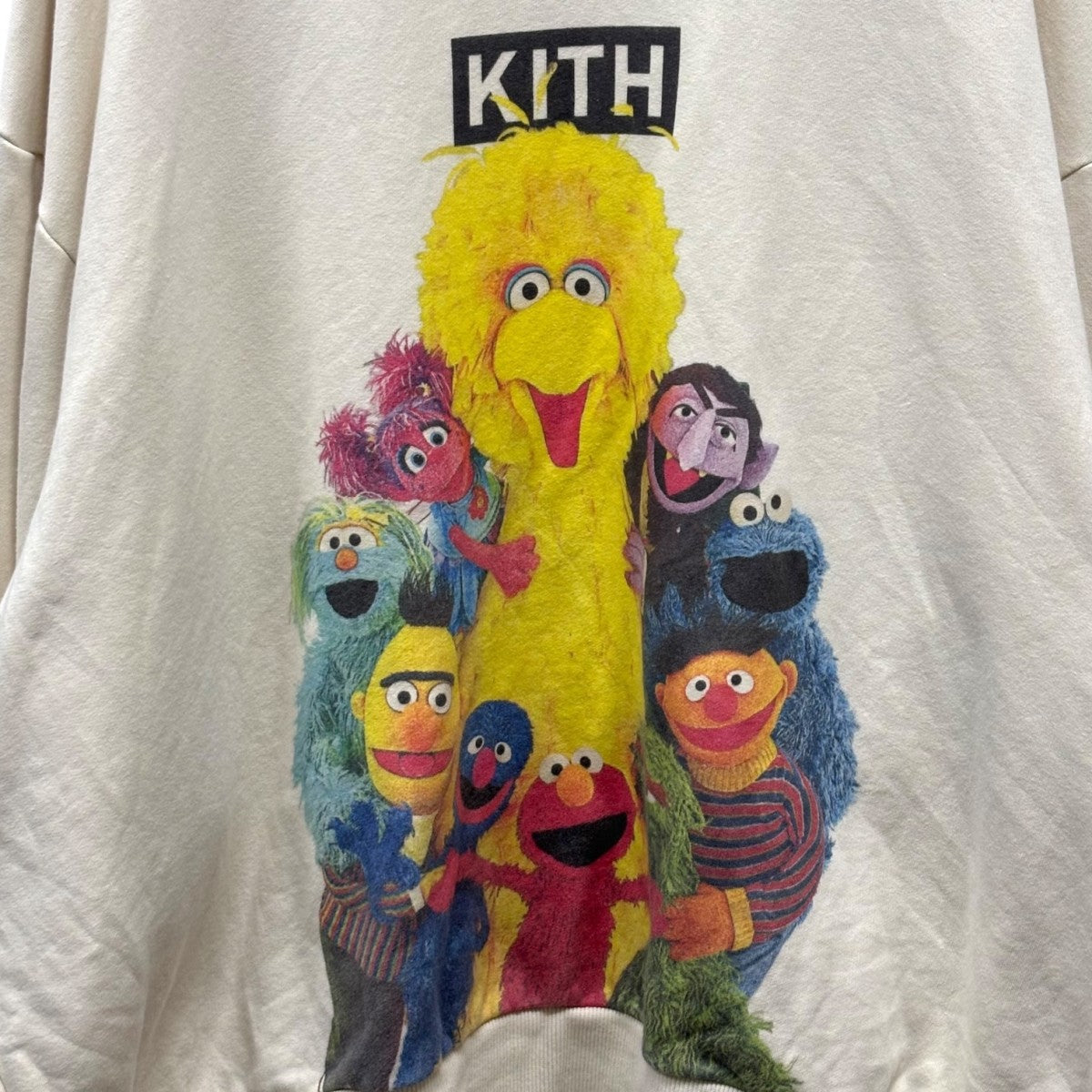 Kith x Sesame Street Sweatshirt Beige - Pre-owned