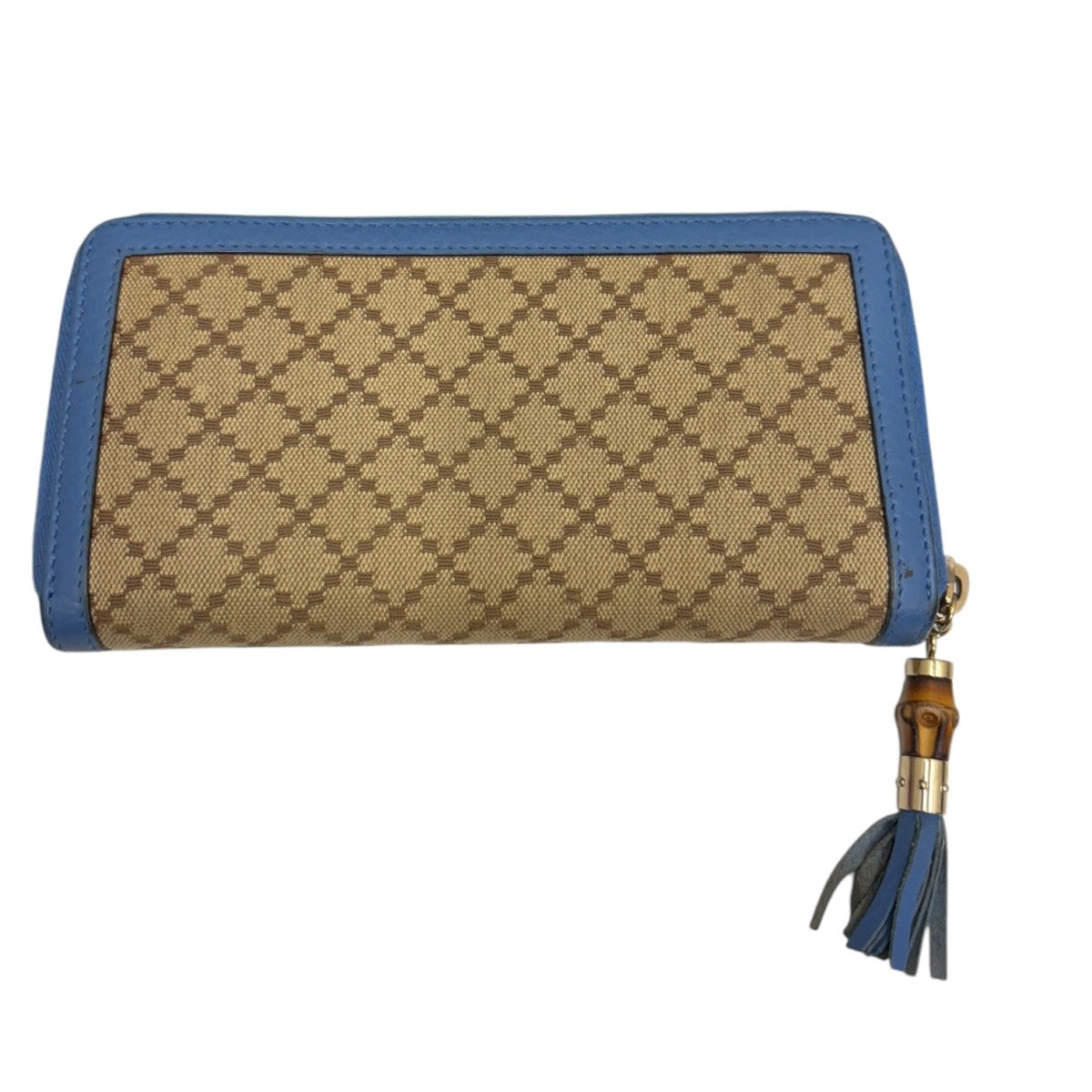 Gucci Long Wallet Beige / Sky Blue - Pre-owned