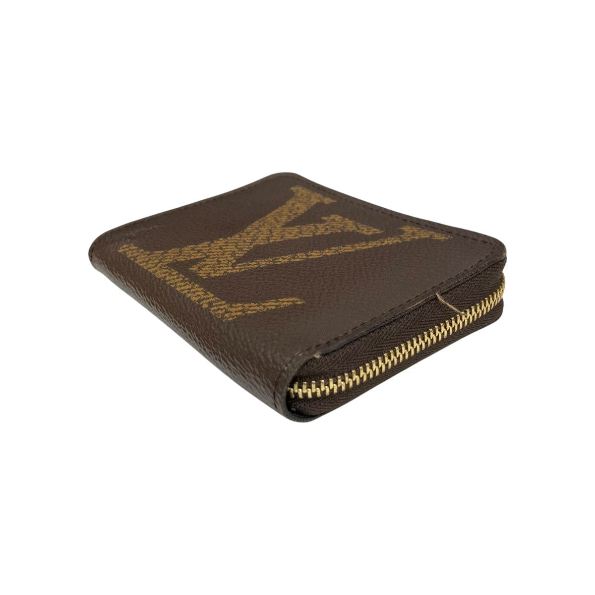 Louis Vuitton Giant Zippy Coin Purse Coin Case Brown - Pre-owned