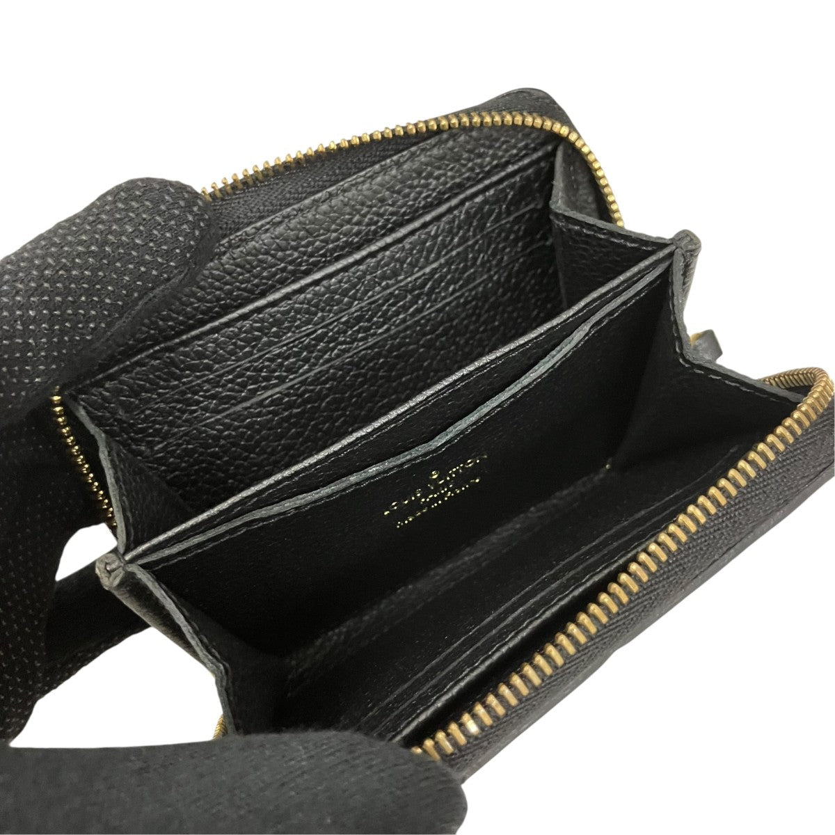 Louis Vuitton Monogram Empreinte Coin Purse Black - Pre-owned