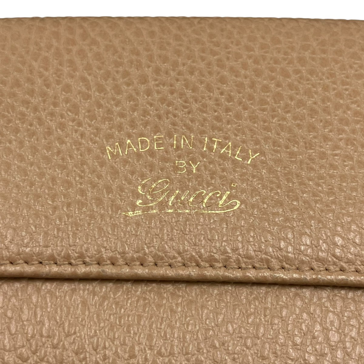 Gucci Bifold Wallet Beige - Pre-owned