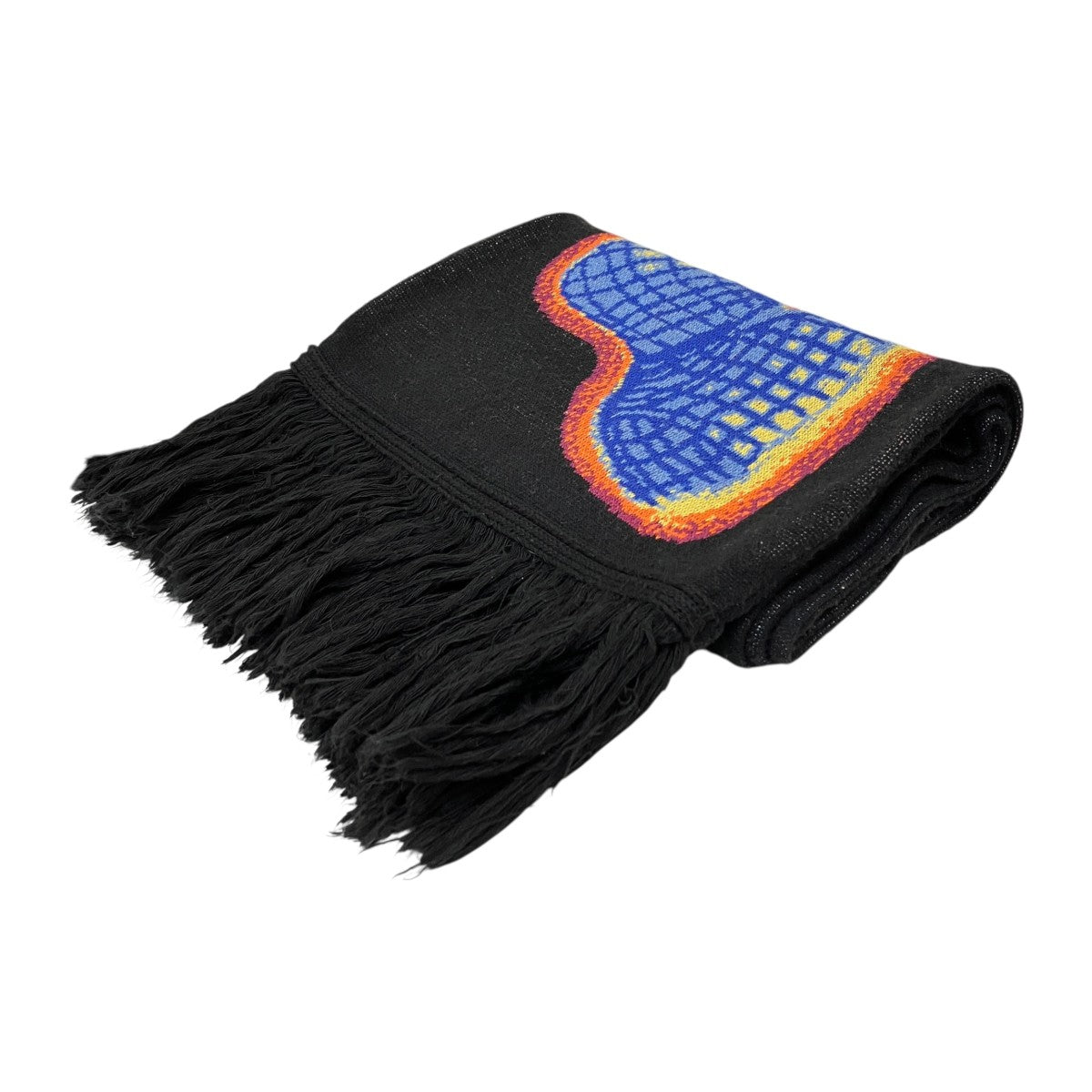 Off-White Thermo MAN Scarf Muffler Black - Pre-owned
