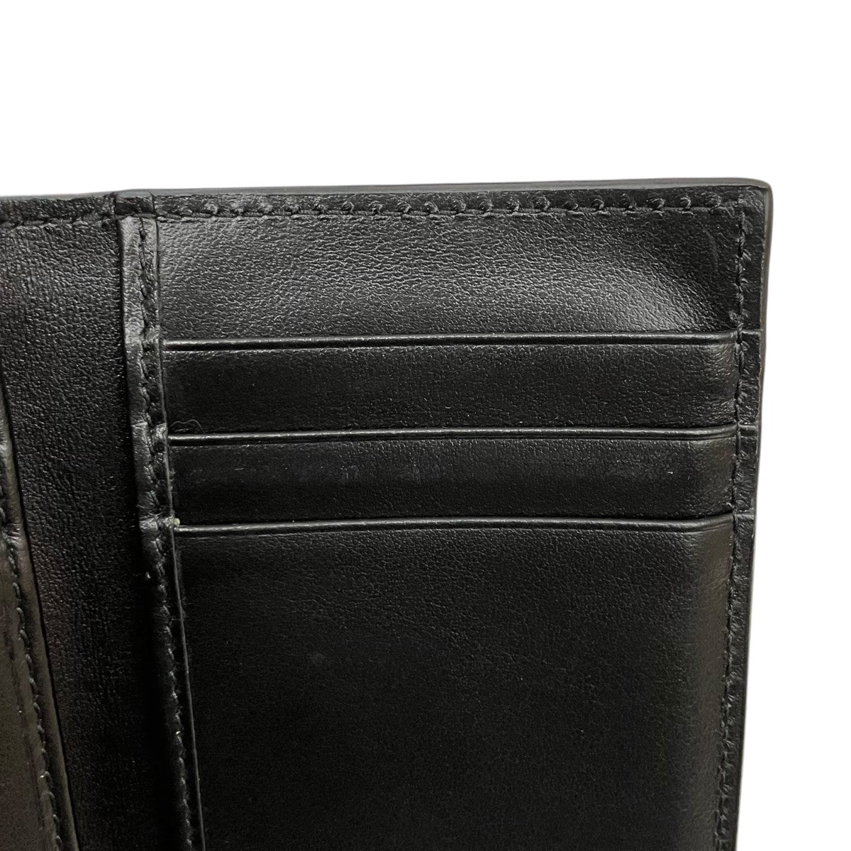 Prada Fragment Case With String Card Case Black - Pre-owned