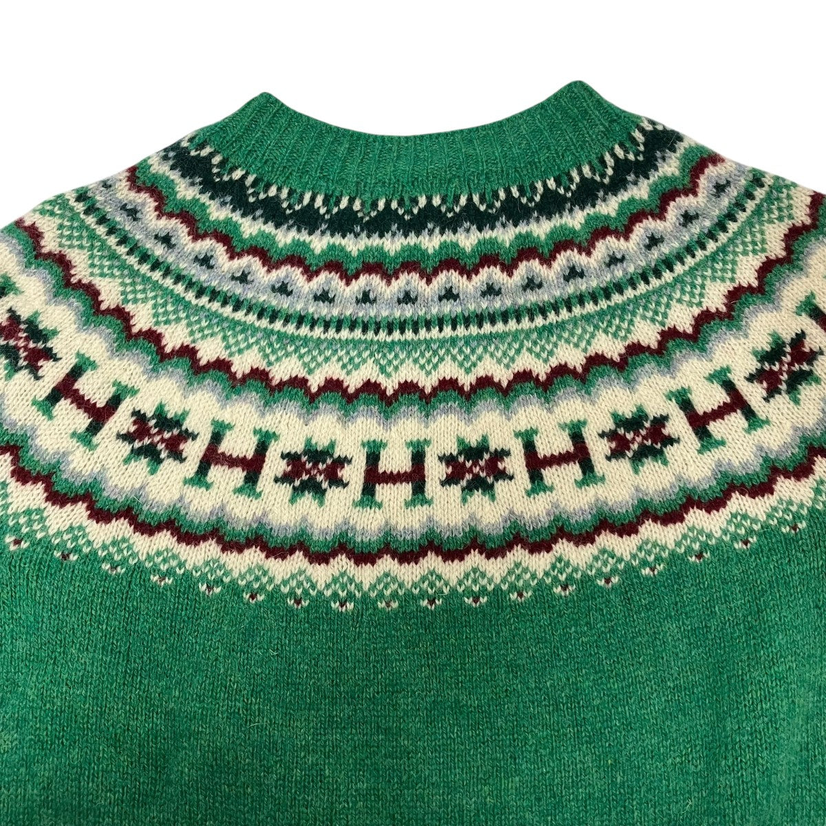 Hysteric Glamour Of Scotland Knit Green - Pre-owned