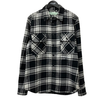 Off-White Check Shirt Gray/Black - Pre-owned