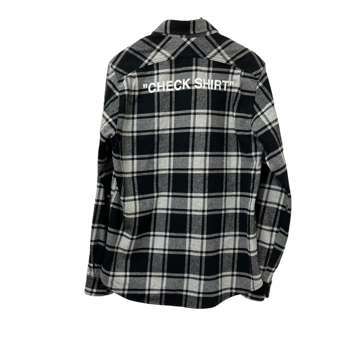Off-White Check Shirt Gray/Black - Pre-owned