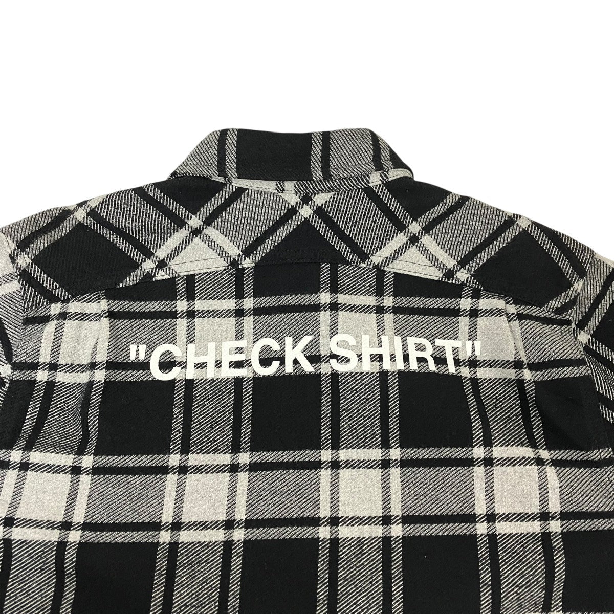 Off-White Check Shirt Gray/Black - Pre-owned