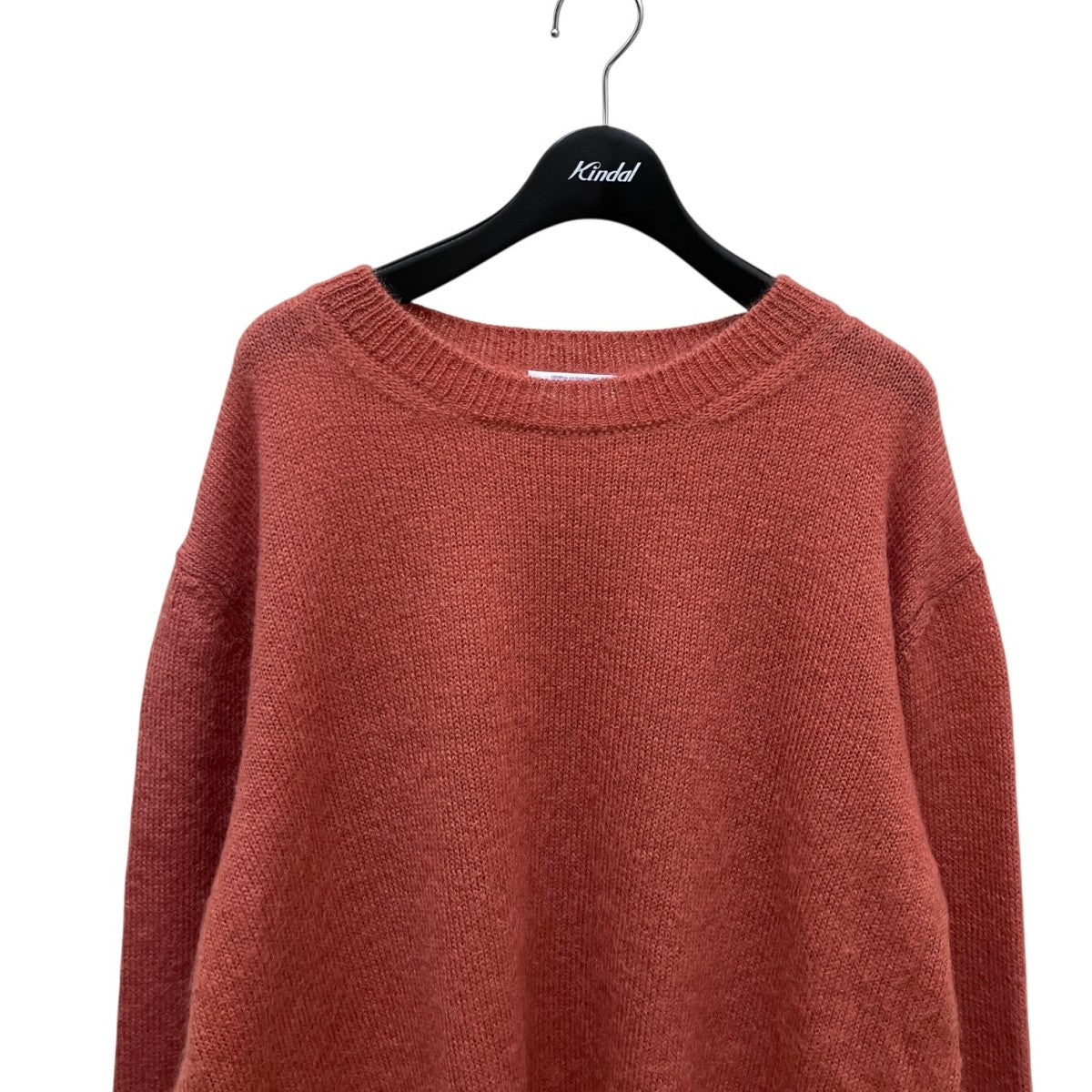 Off-White Mohair Arrow Knit Crewneck Mohair Blend Knit Pink - Pre-owned