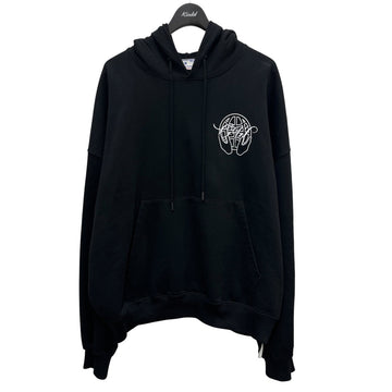 Off-White Pullover Hoodie Black - Pre-owned