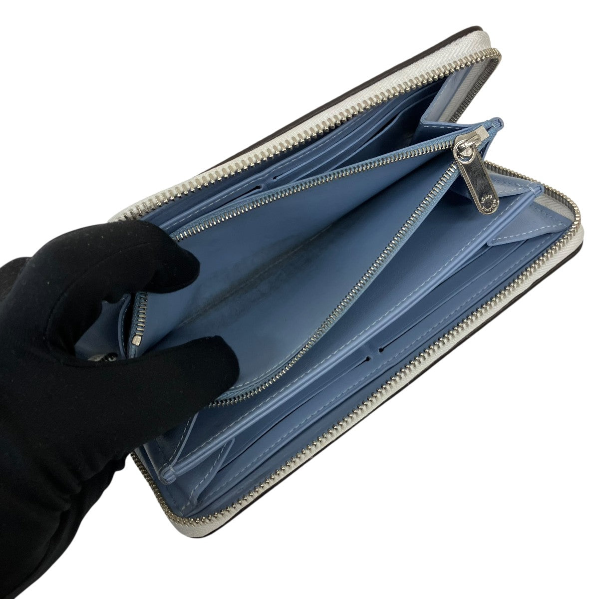 Louis Vuitton Zippy Wallet Mahina Blue - Pre-owned