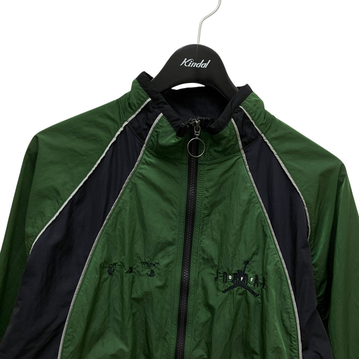 Jordan x Off-White AS M J OW TRK JKT Nylon Jacket Green/Black - Pre-owned