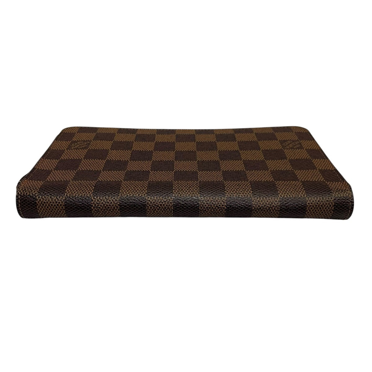 Louis Vuitton Damier Zippy Organizer Round Zipper Wallet Brown - Pre-owned