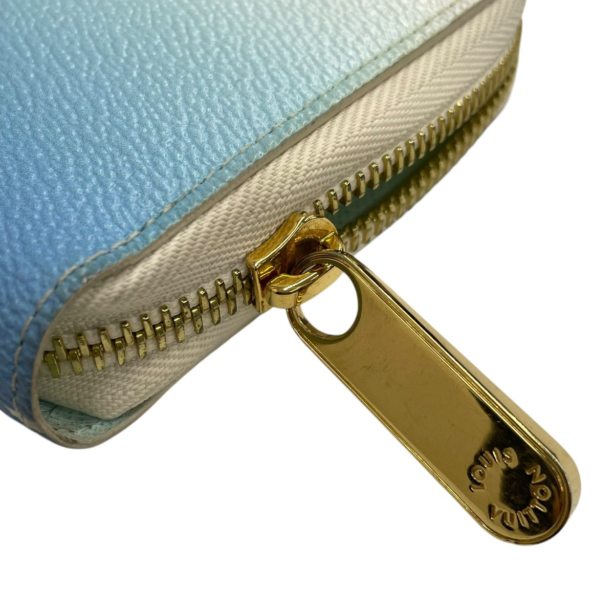 Louis Vuitton Giant Visor Pool Zippy Long Wallet Blue - Pre-owned