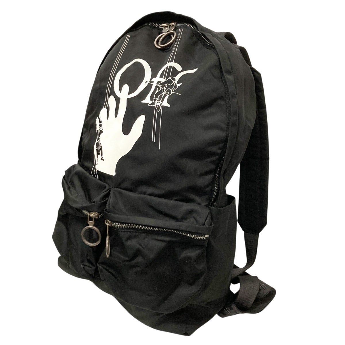 Off-White Backpack Black - Pre-owned