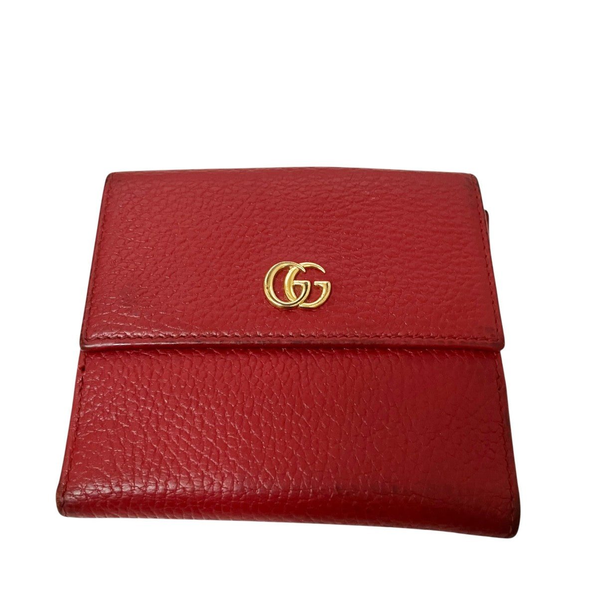 Gucci GG Marmont Bifold Wallet Red - Pre-owned