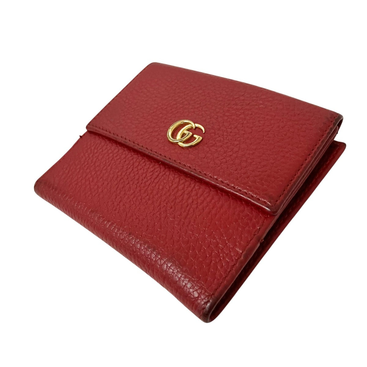 Gucci GG Marmont Bifold Wallet Red - Pre-owned