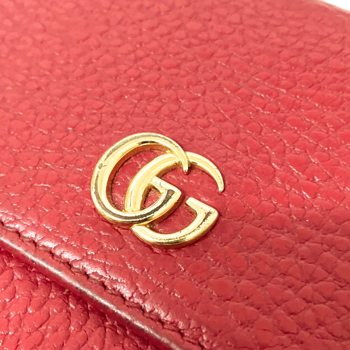 Gucci GG Marmont Bifold Wallet Red - Pre-owned