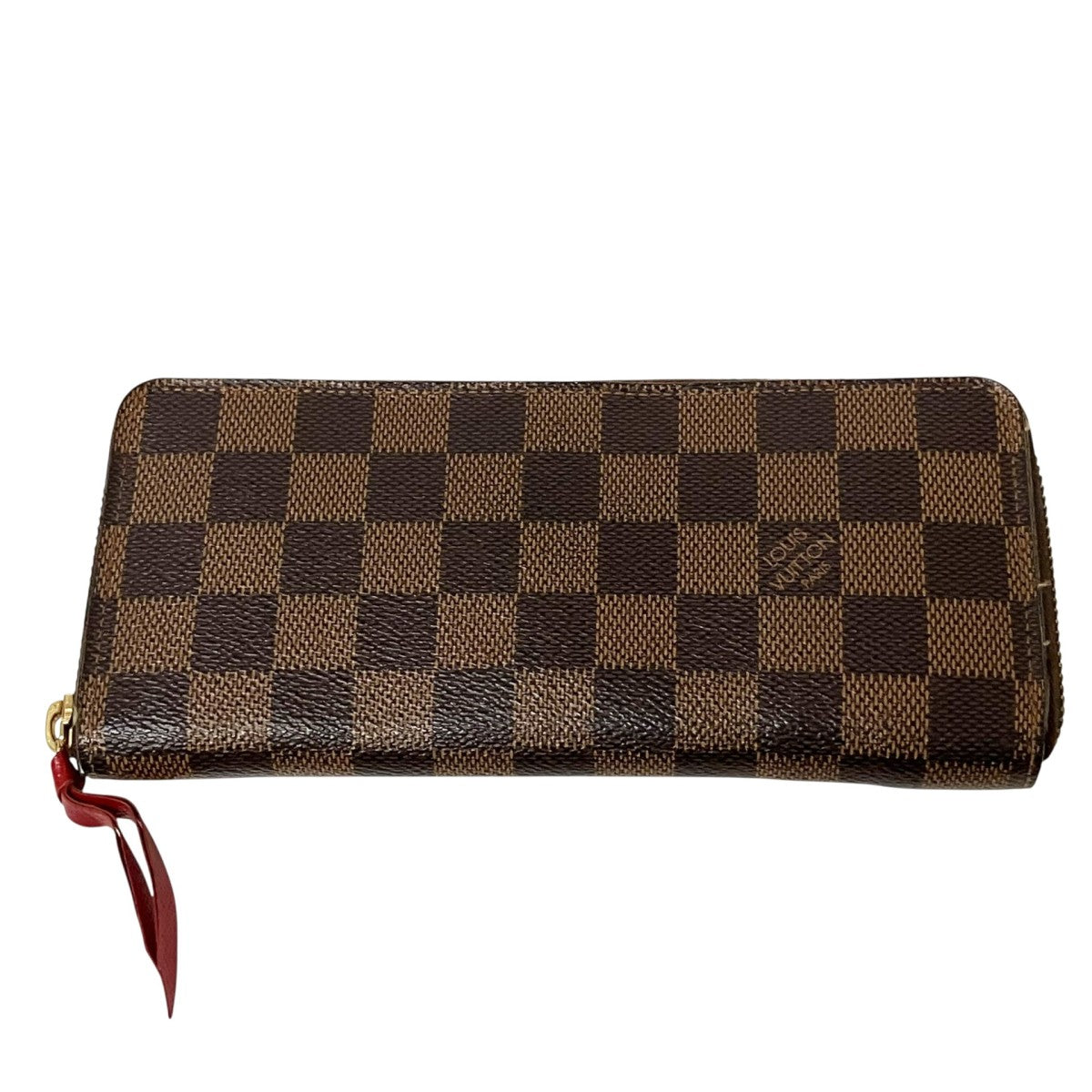 Louis Vuitton Portefeuille Clemence Round Zip Long Wallet Brown - Pre-owned