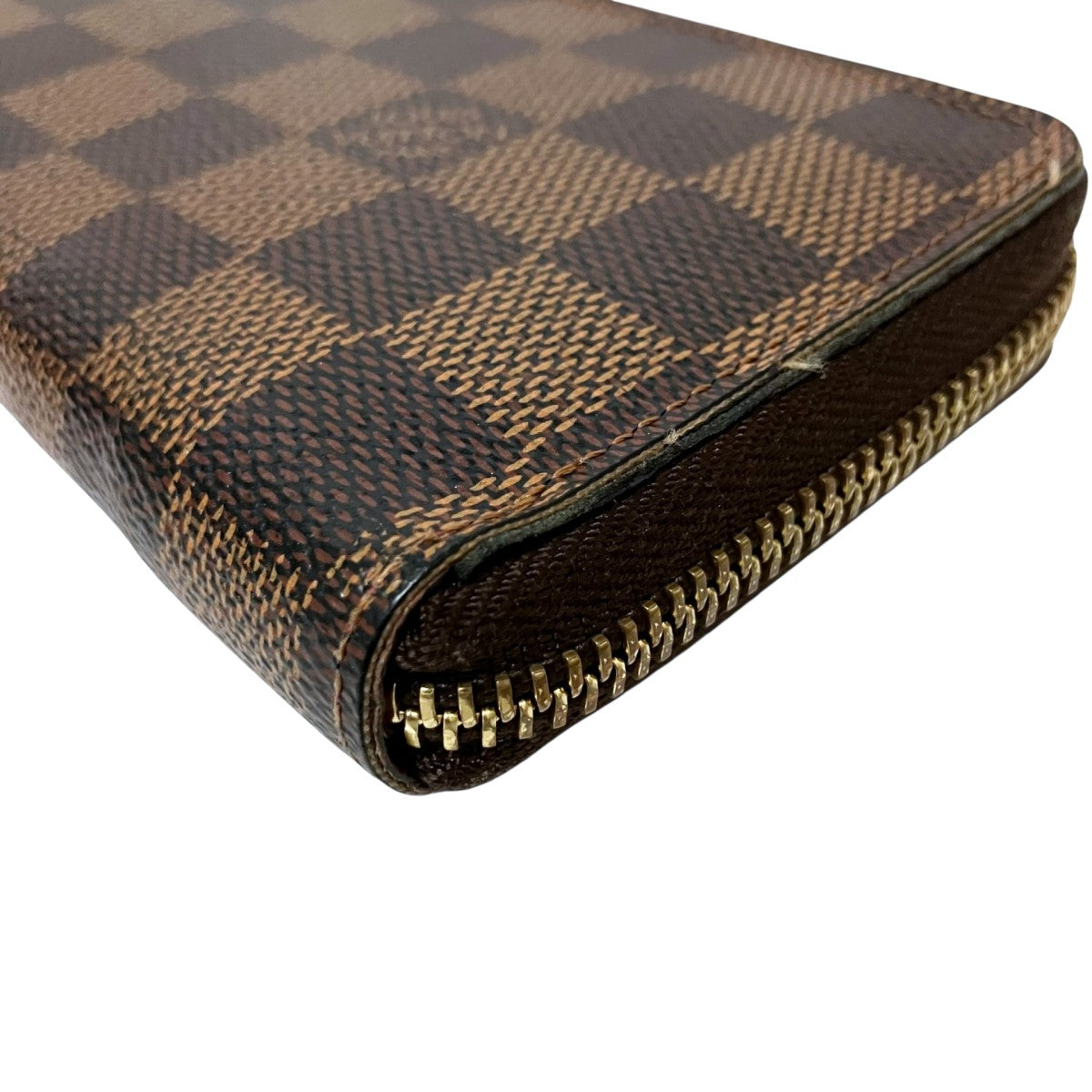 Louis Vuitton Portefeuille Clemence Round Zip Long Wallet Brown - Pre-owned