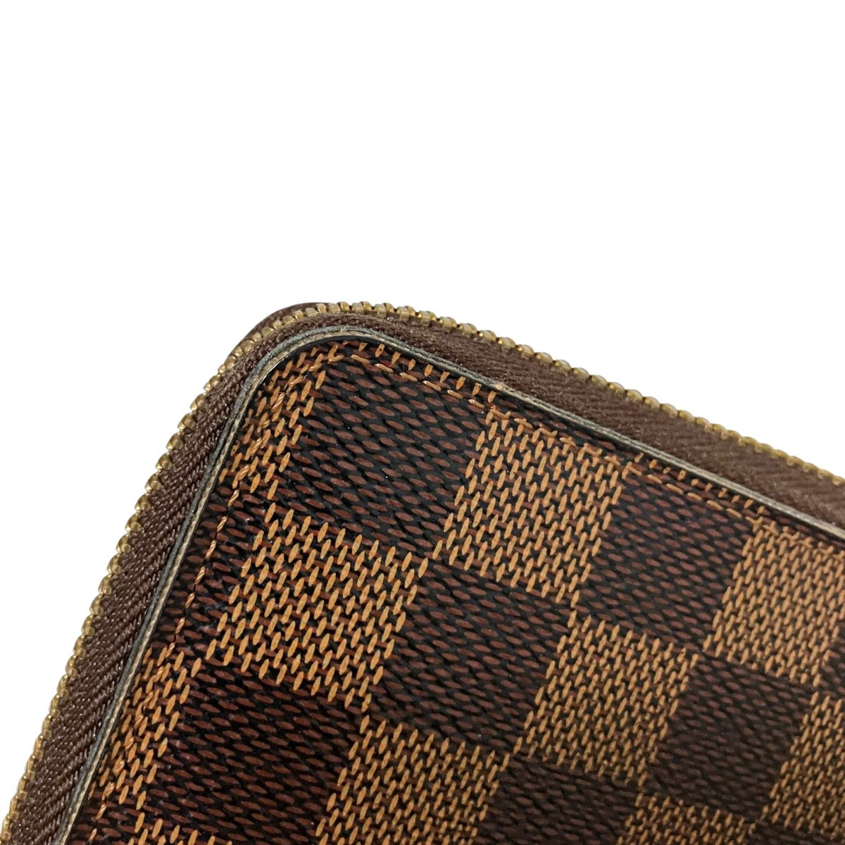 Louis Vuitton Portefeuille Clemence Round Zip Long Wallet Brown - Pre-owned