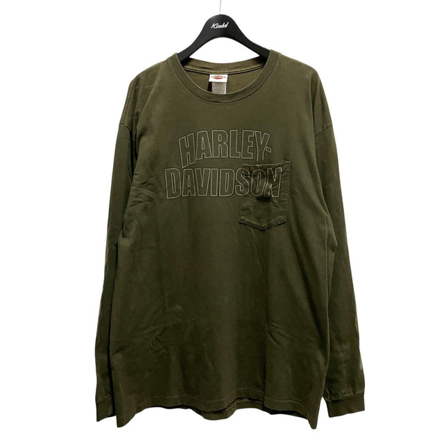Harley-Davidson Fire Pattern Top Olive - Pre-owned