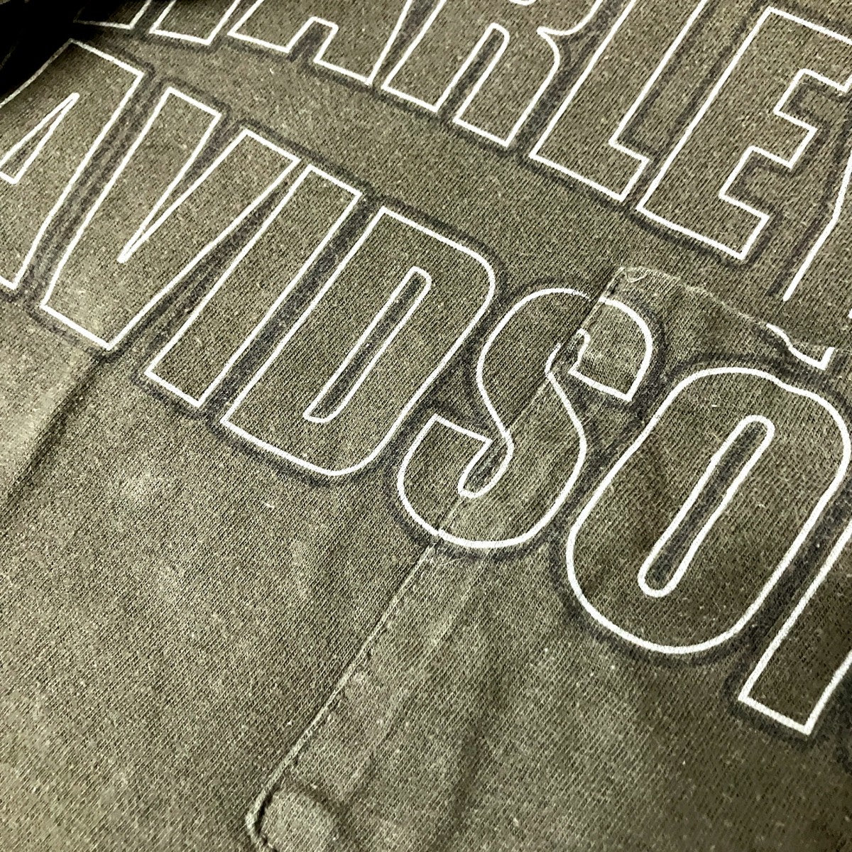 Harley-Davidson Fire Pattern Top Olive - Pre-owned