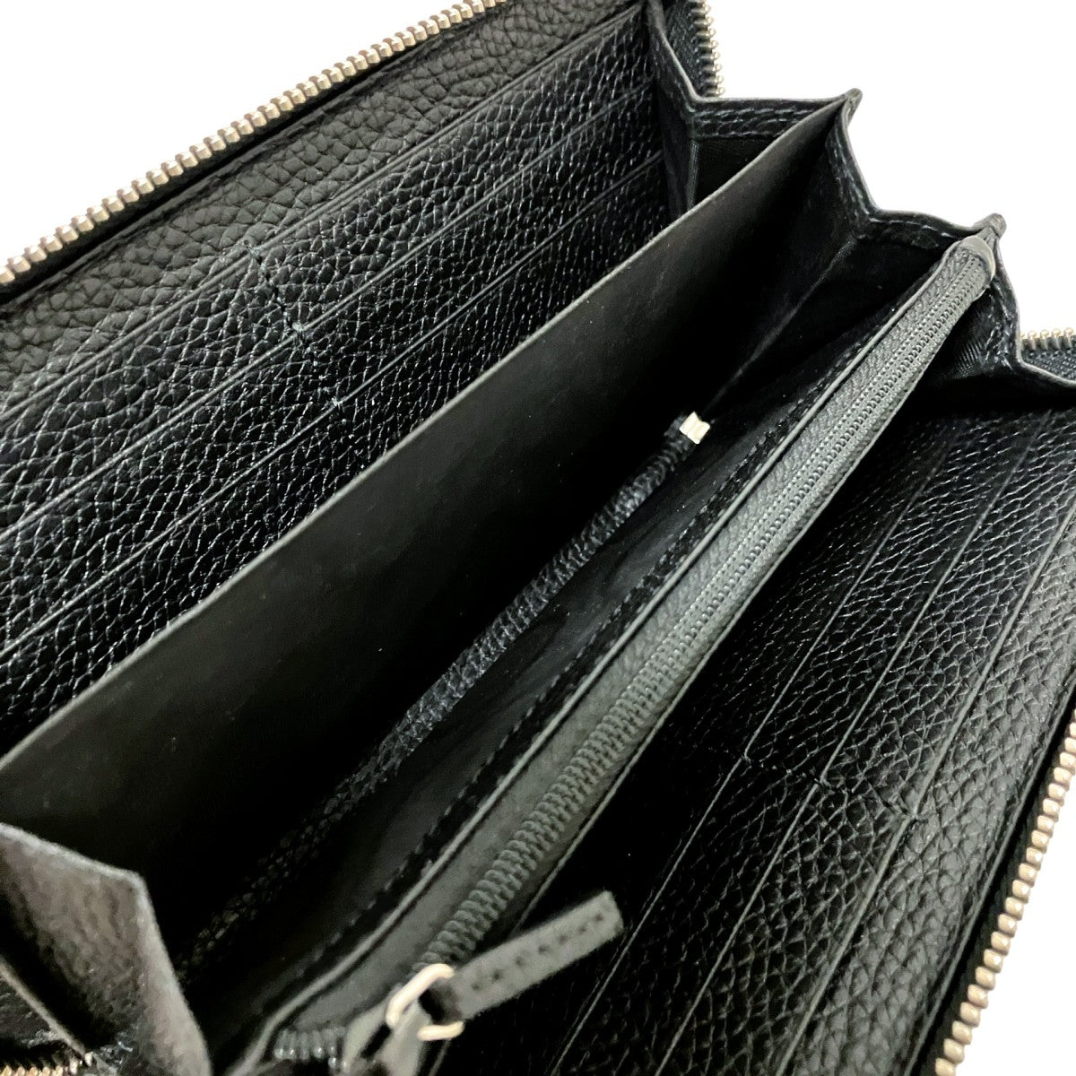 Gucci Zip Around Wallet Black - Pre-owned