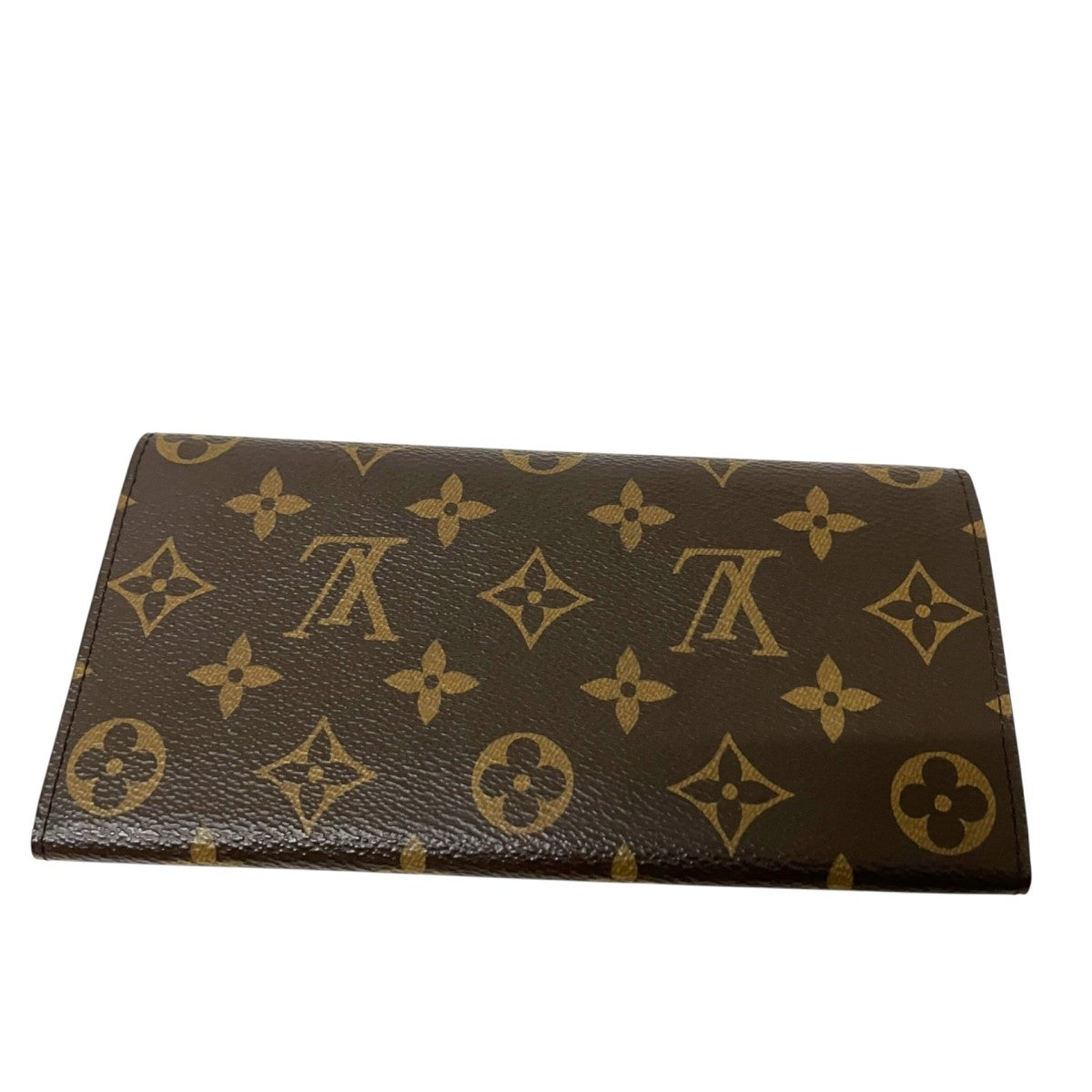 Louis Vuitton Portefeuil Emily Long Wallet Brown - Pre-owned