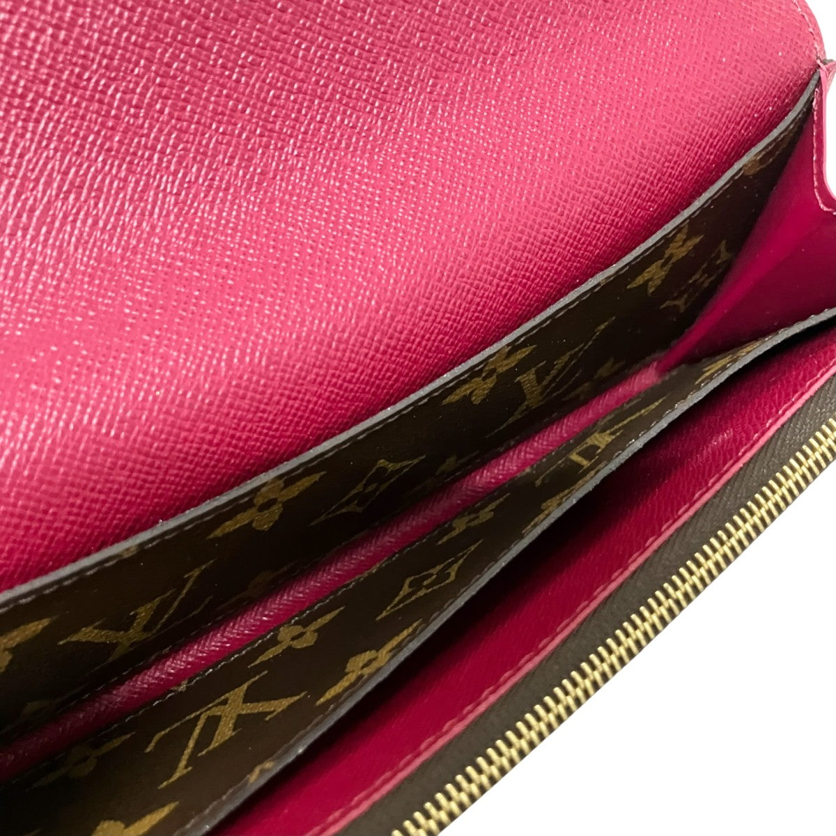 Louis Vuitton Portefeuil Emily Long Wallet Brown - Pre-owned
