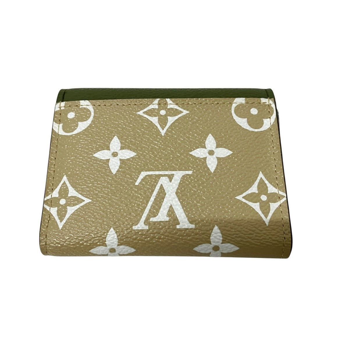 Louis Vuitton Portefeuille Zoe Trifold Wallet Beige / Green - Pre-owned