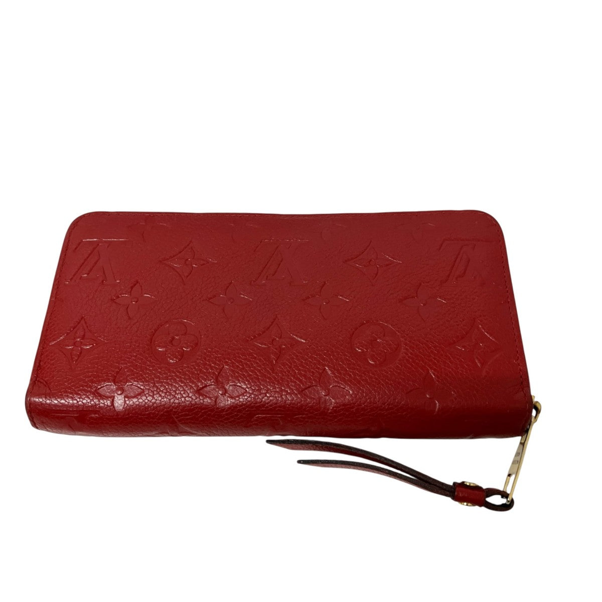 Louis Vuitton Zippy Wallet Long Wallet Red - Pre-owned