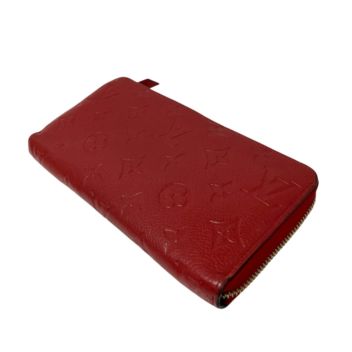 Louis Vuitton Zippy Wallet Long Wallet Red - Pre-owned