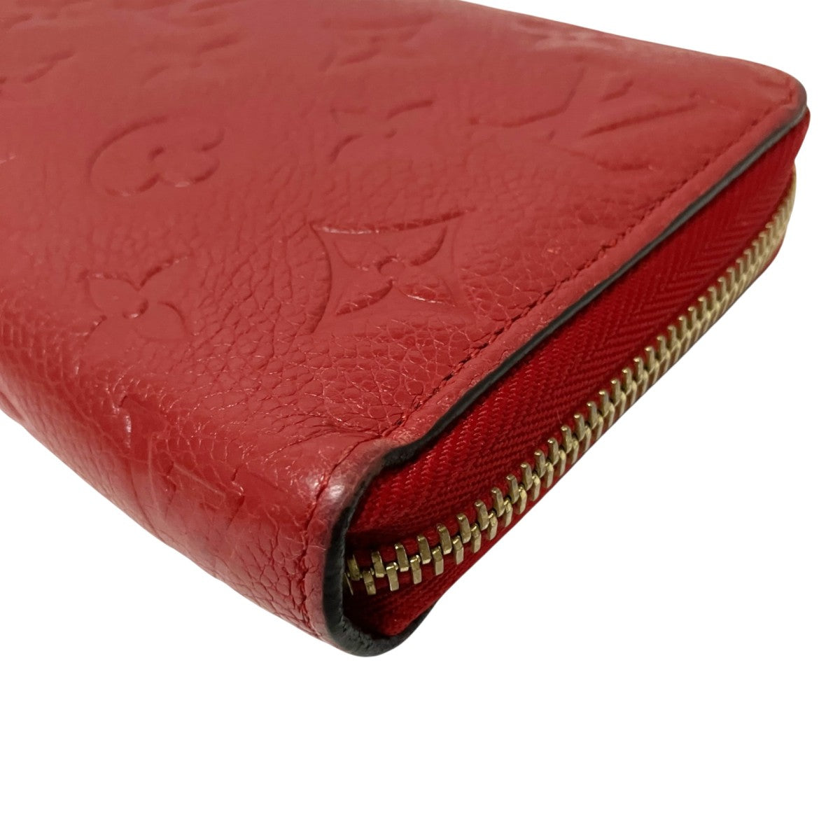 Louis Vuitton Zippy Wallet Long Wallet Red - Pre-owned