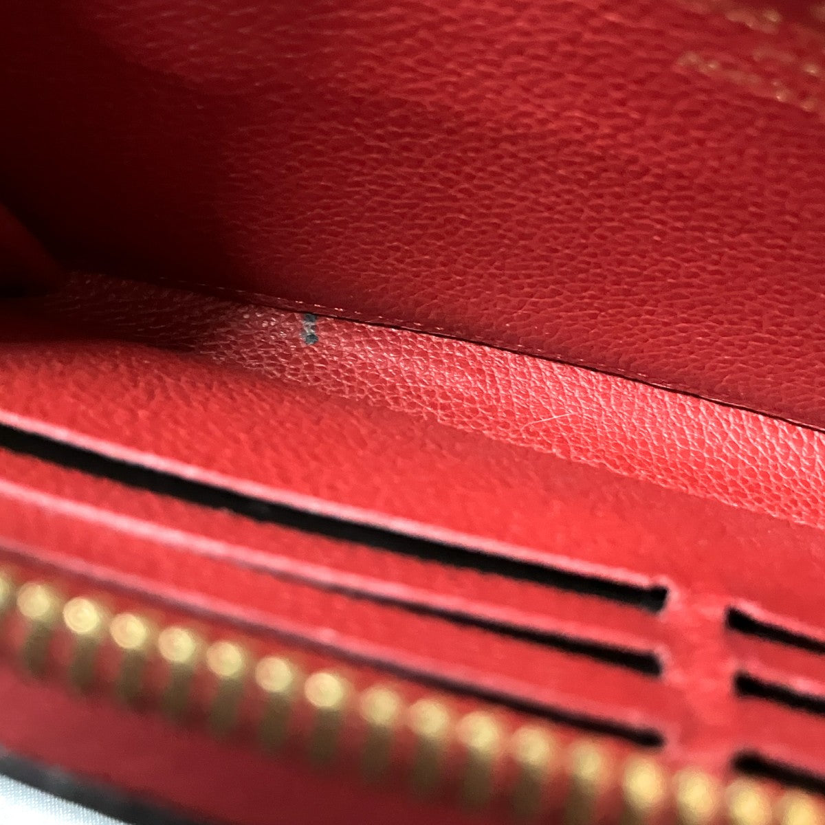 Louis Vuitton Zippy Wallet Long Wallet Red - Pre-owned