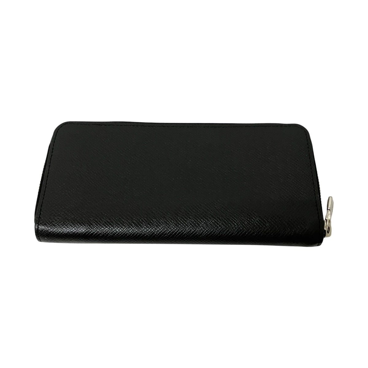 Louis Vuitton Taiga Zippy Wallet Vertical Round Zip Long Wallet Black - Pre-owned
