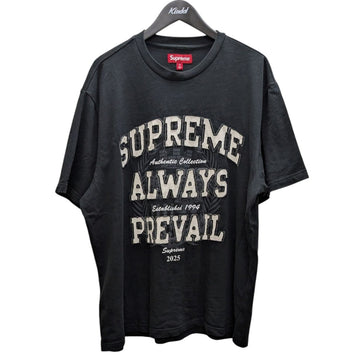 Supreme Always Prevail S/S Top Black (FW25) - Pre-owned