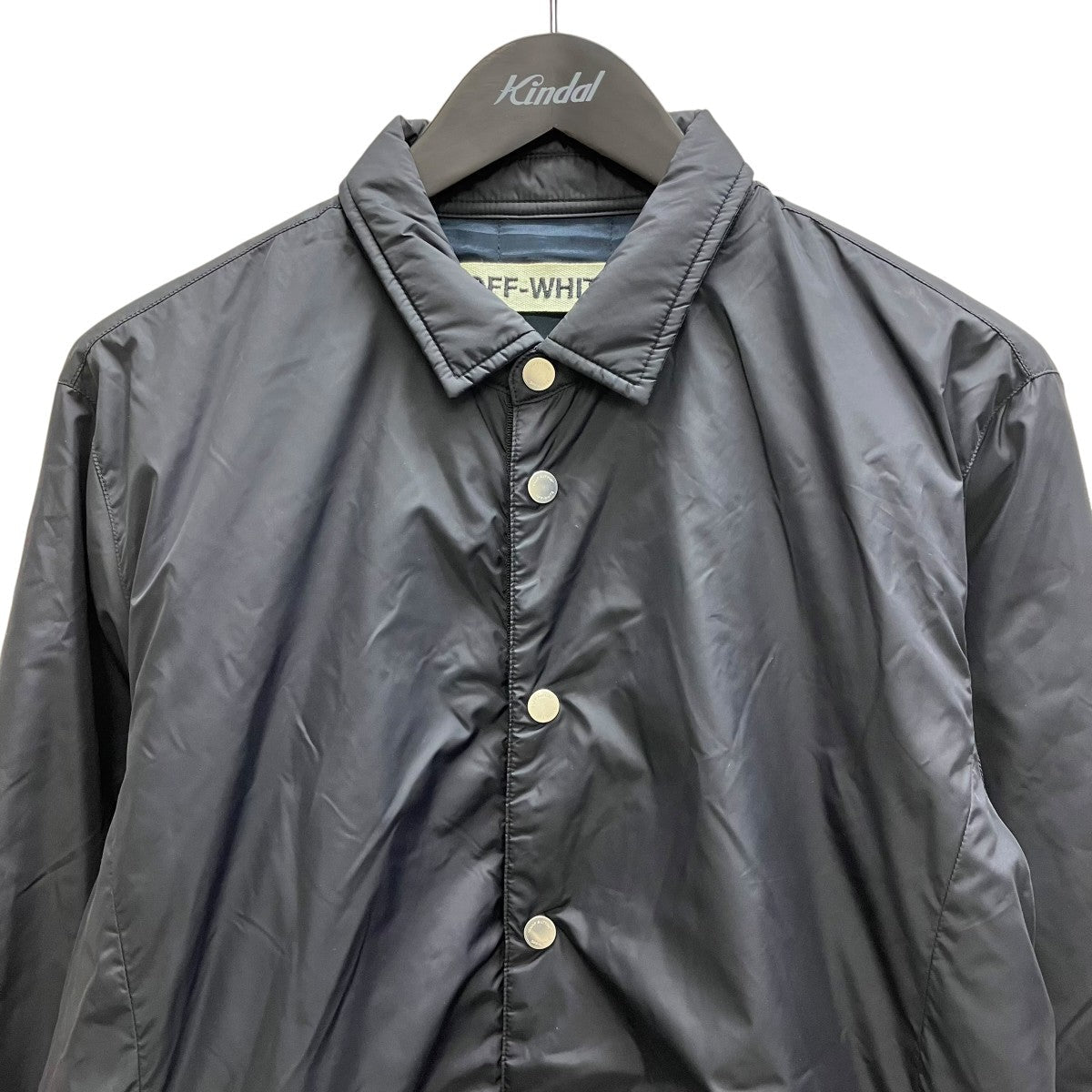 Off-White Back Print Coach Jacket Black - Pre-owned