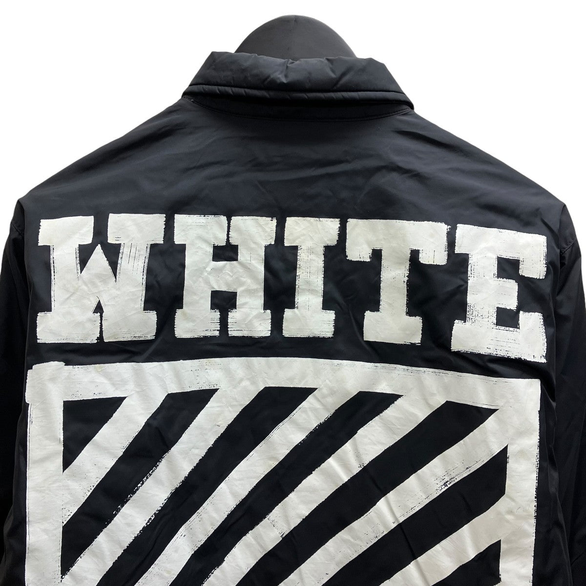 Off-White Back Print Coach Jacket Black - Pre-owned
