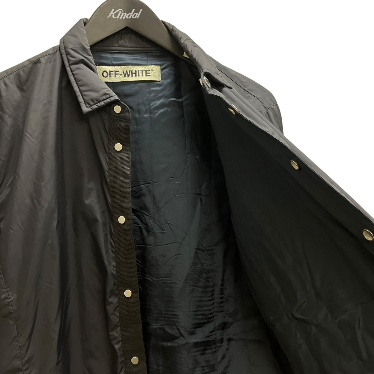 Off-White Back Print Coach Jacket Black - Pre-owned
