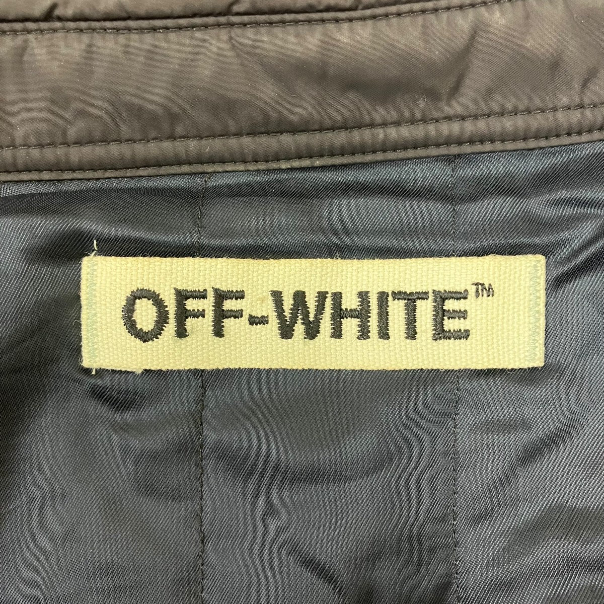 Off-White Back Print Coach Jacket Black - Pre-owned