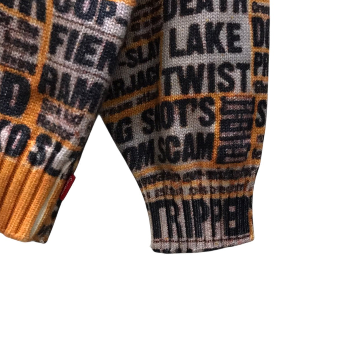 Supreme Dash Snow Sweater Yellow (FW25) - Pre-owned