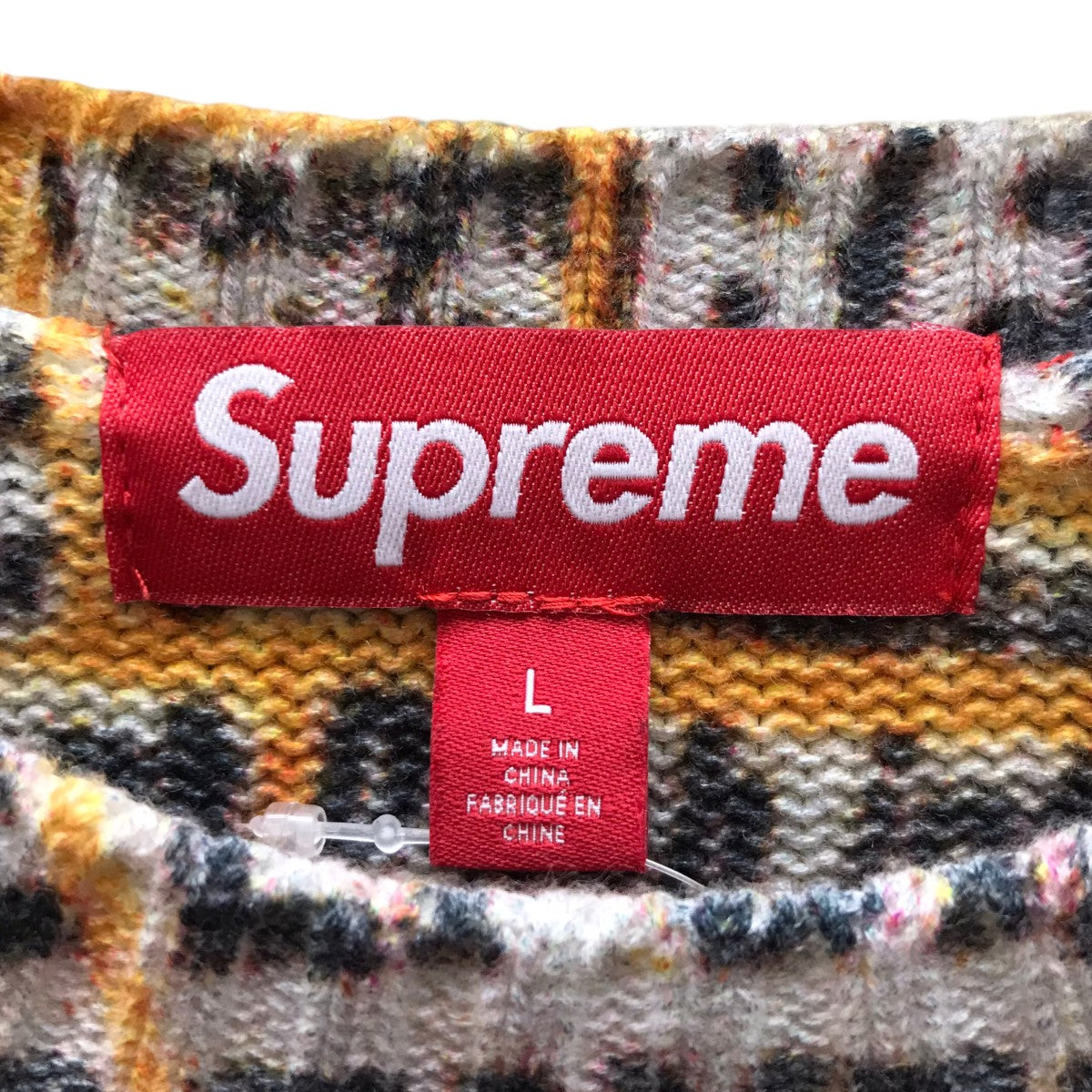 Supreme Dash Snow Sweater Yellow (FW25) - Pre-owned