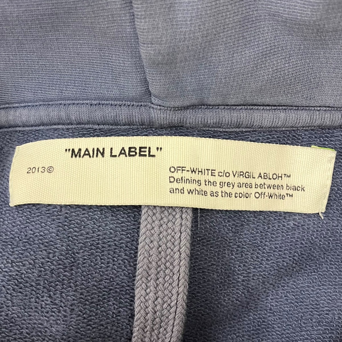 Off-White Pullover Hoodie Sky Blue - Pre-owned