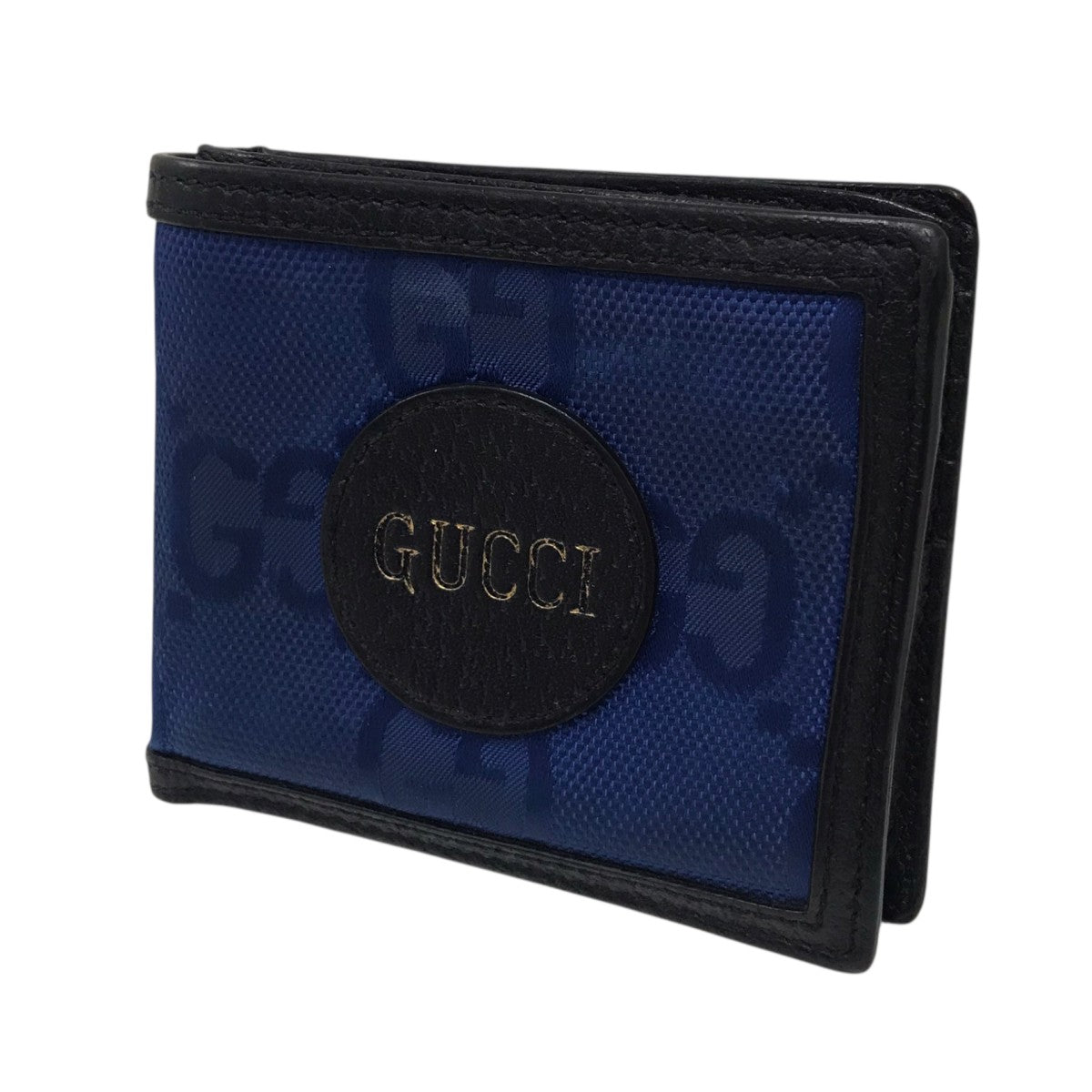 Gucci Logo Wallet Blue - Pre-owned