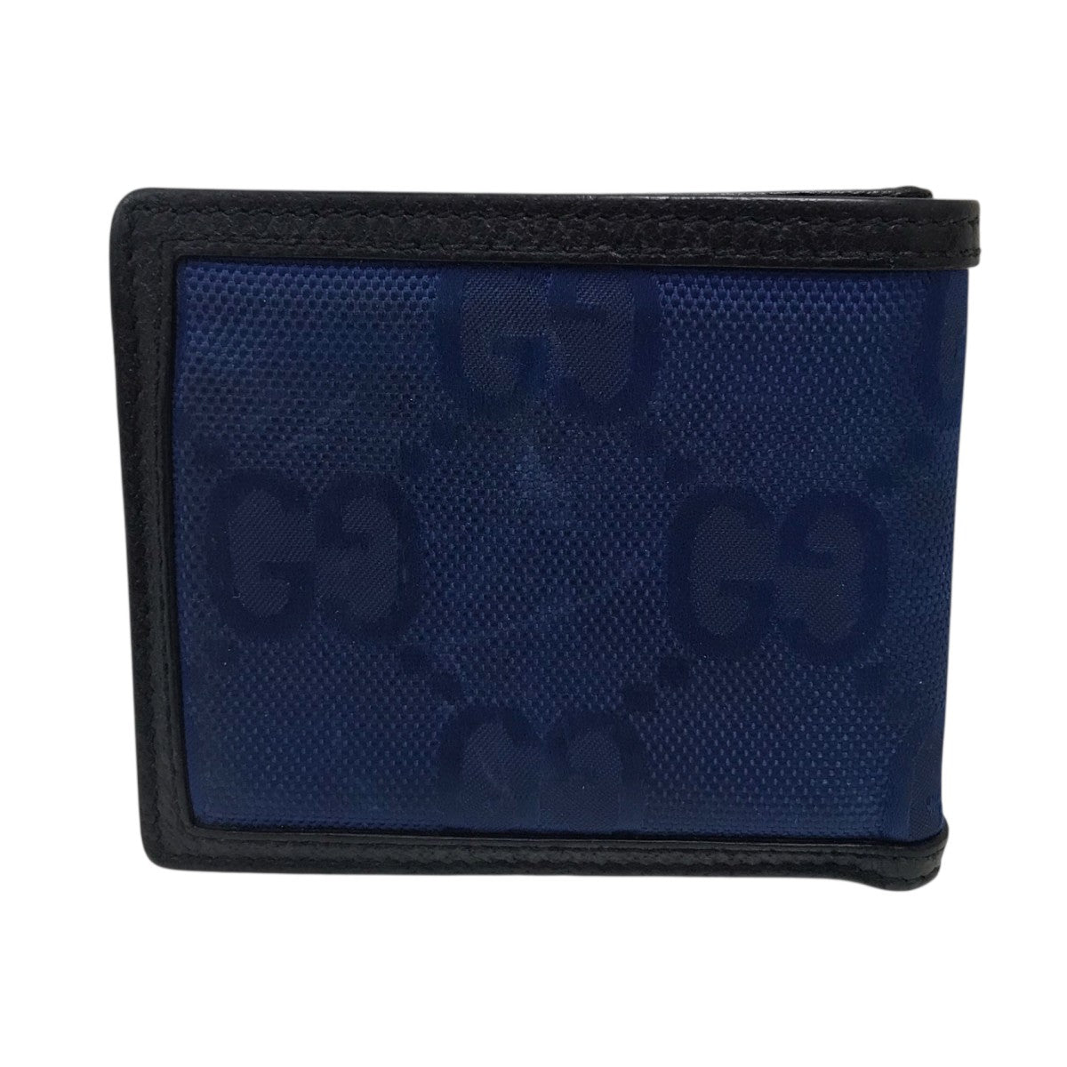 Gucci Logo Wallet Blue - Pre-owned