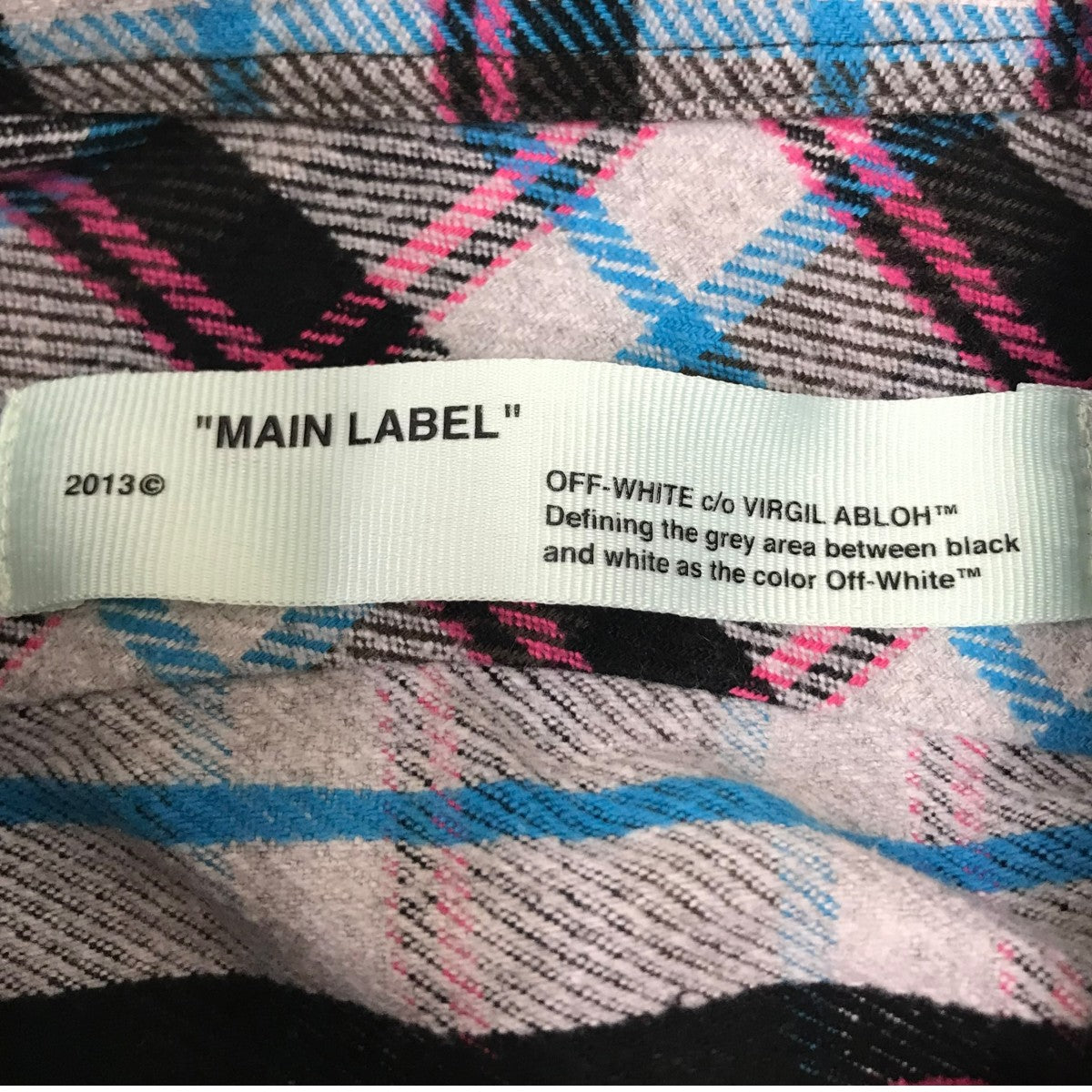 Off-White Flannel Shirt Multi Color - Pre-owned