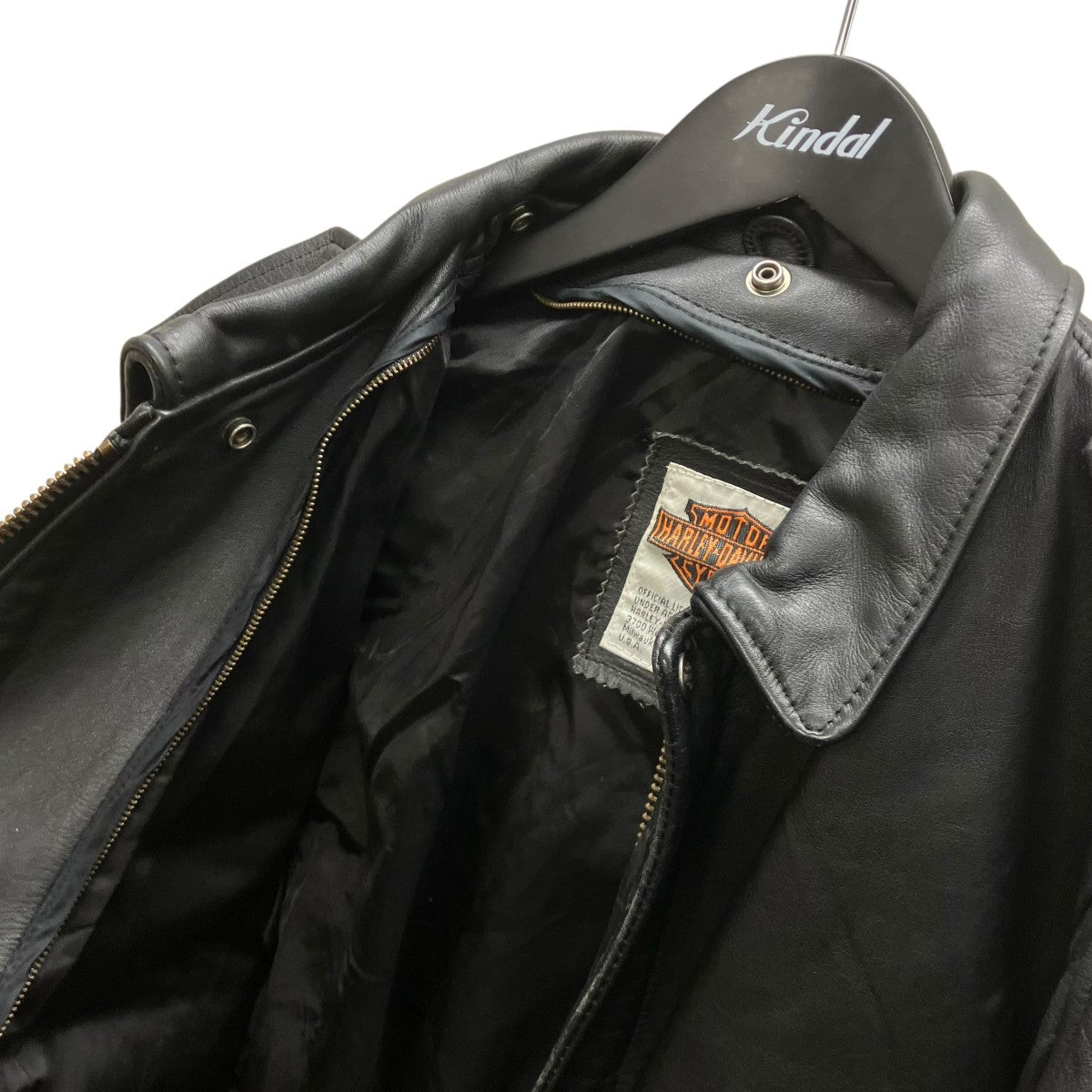 Harley-Davidson Leather Jacket Black - Pre-owned